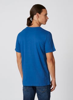 Iconic Escape Crew Neck T-Shirt Blue  - Image 2