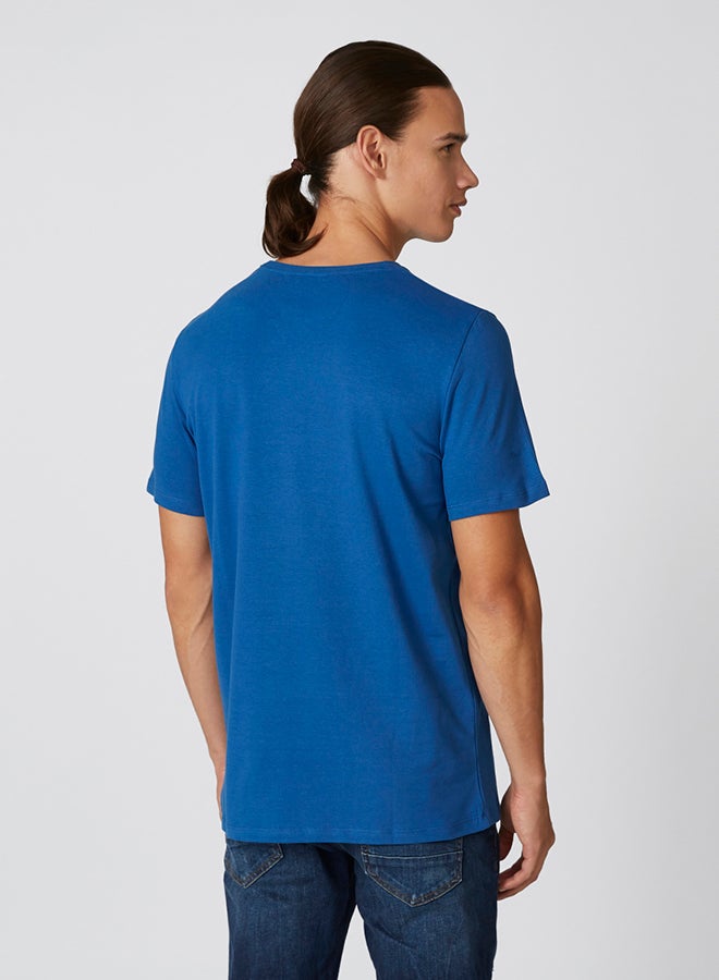 Iconic Escape Crew Neck T-Shirt Blue  - Image 2