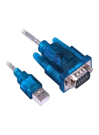USB To Db9m Rs232 Serial Adapter Cable White/Blue/Silver - v1568880420/N30099792A_1