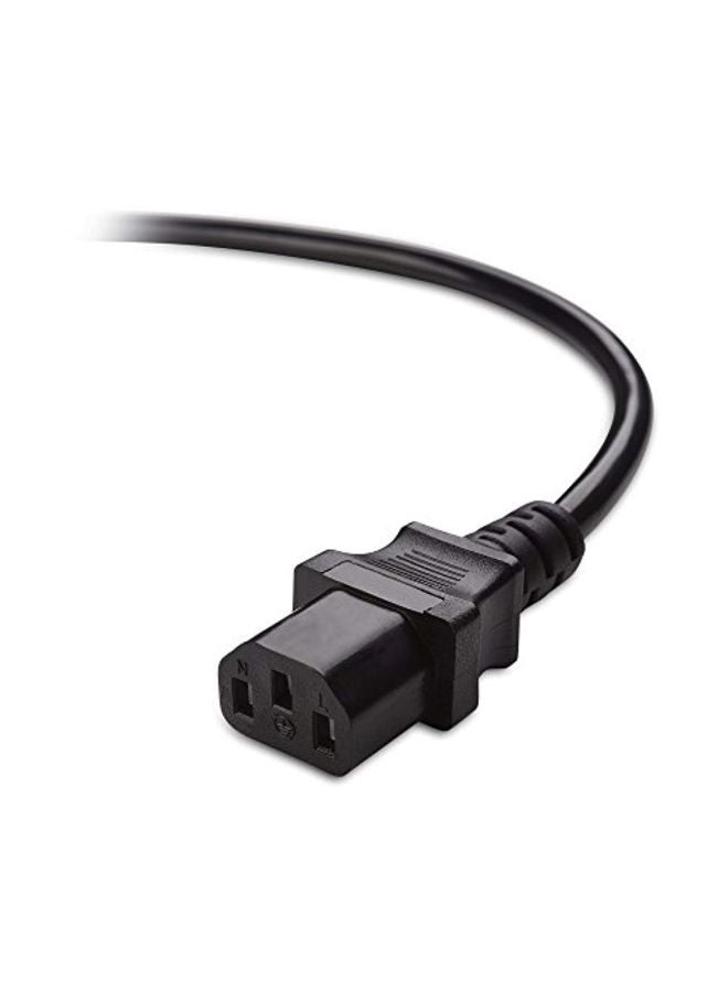 Cable Matters - Pack Of 2 IEC C14 To IEC C13 PDU Power Cord Black - Image 1