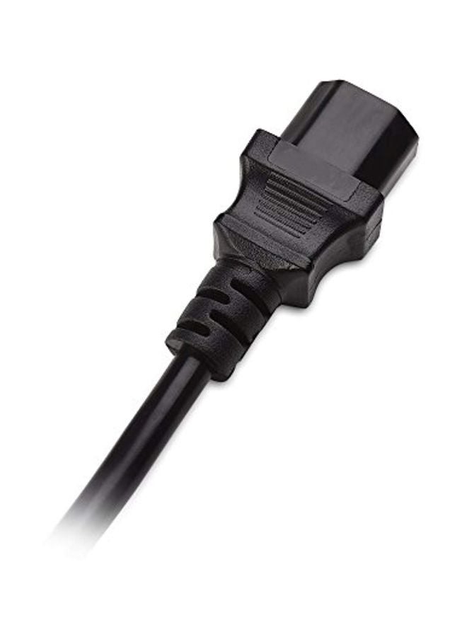 Cable Matters - Pack Of 2 IEC C14 To IEC C13 PDU Power Cord Black - Image 1