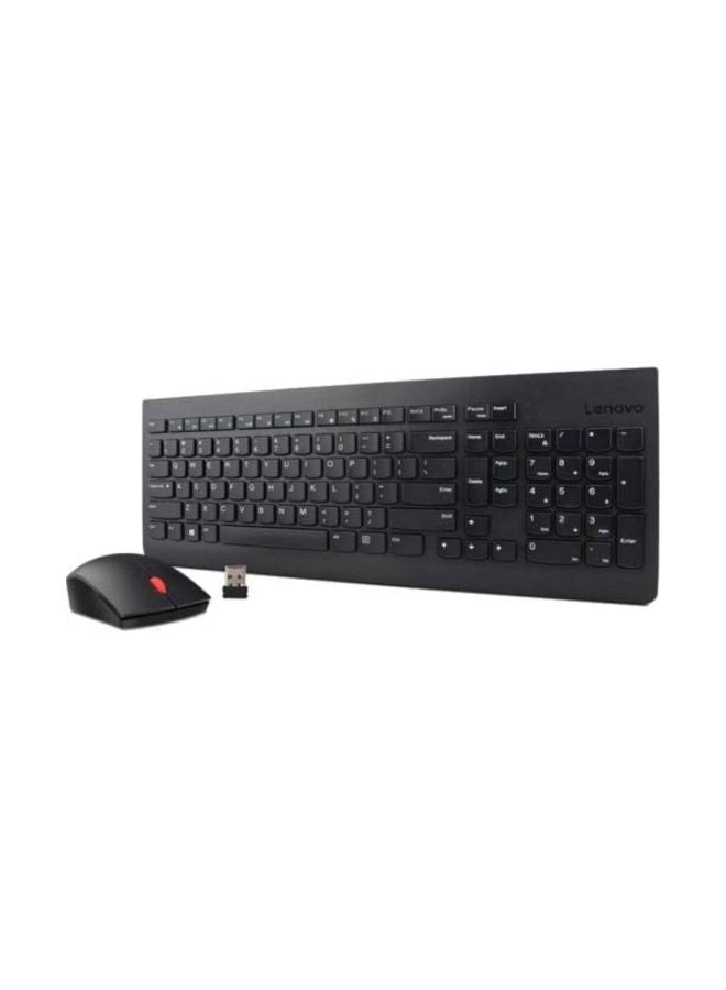 Lenovo - Wireless Keyboard And Mouse Set Black - Image 1