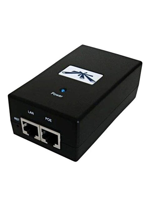 Power Over Ethernet Injector Black
