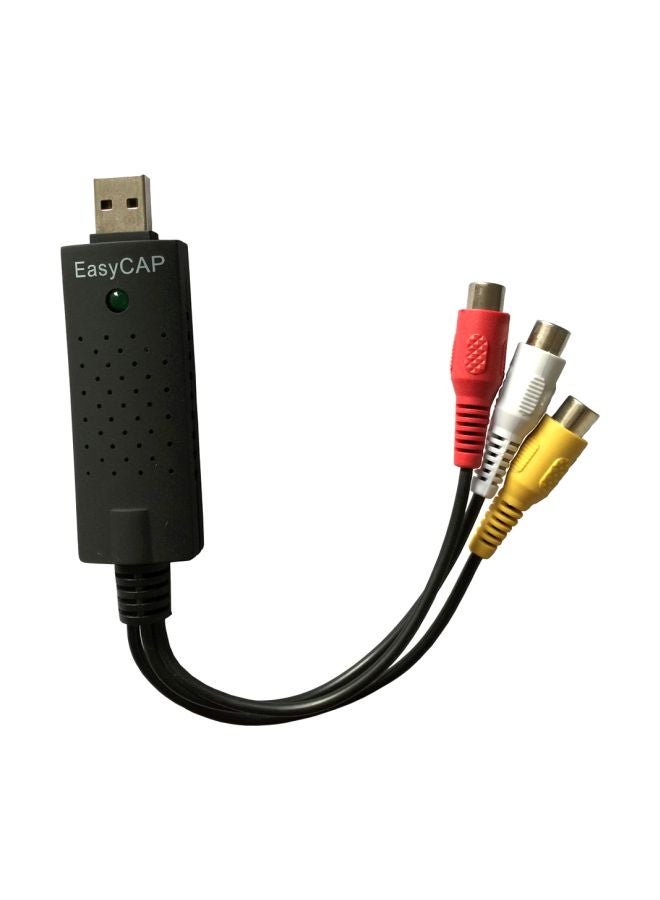 USB  Video Capture Card Adapter Black/Yellow/Red - Image 1