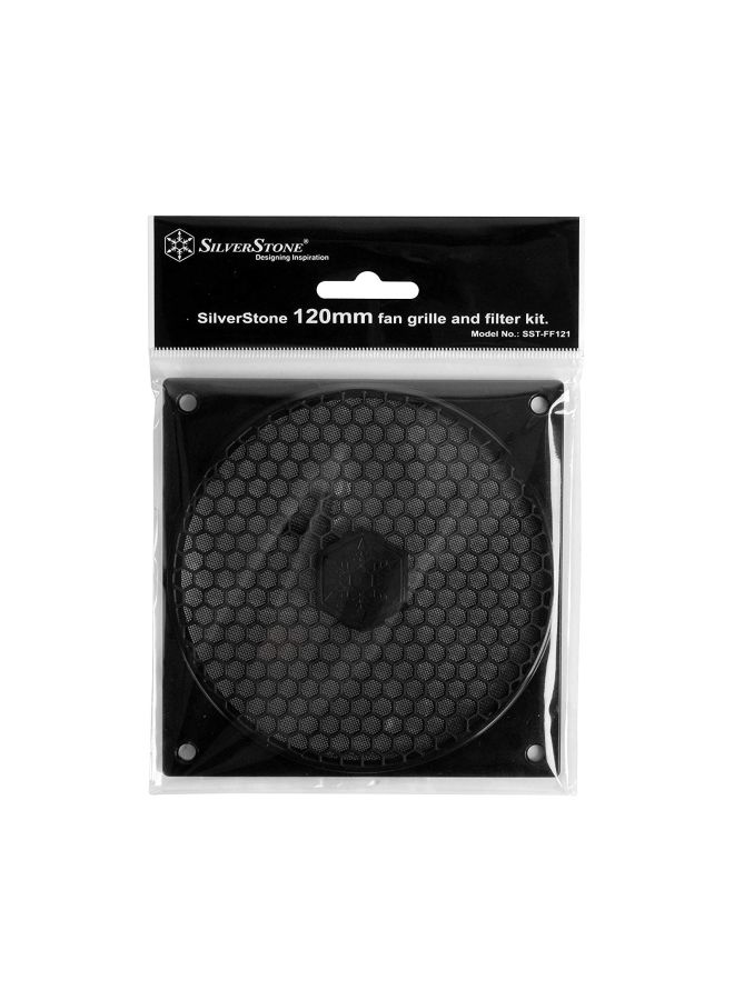 SilverStone Technology - Filter with Grill FF121 12cm Black - Image 1