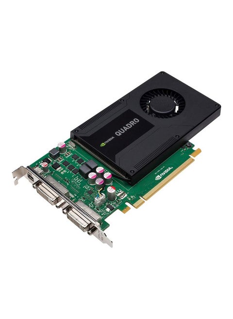 NVIDIA Quadro K2000D Graphics Card Black/Blue