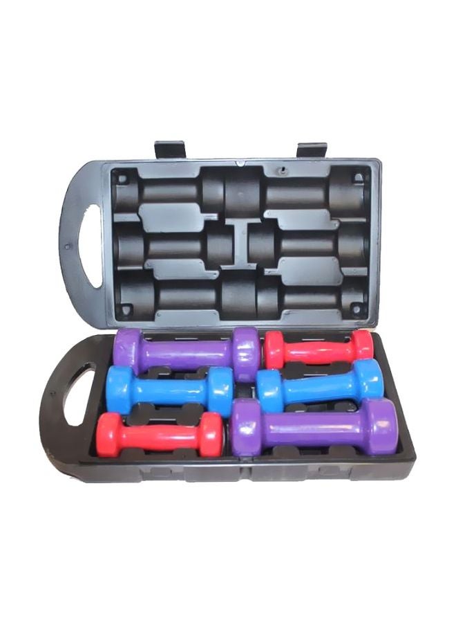 بودي لاين طقم دمبل - 6x10 كجم 10كيلوجرام
