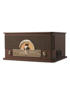 ION On Superior Lp 7 In 1 Turntable With Wooden Speaker Brown  - Image 3