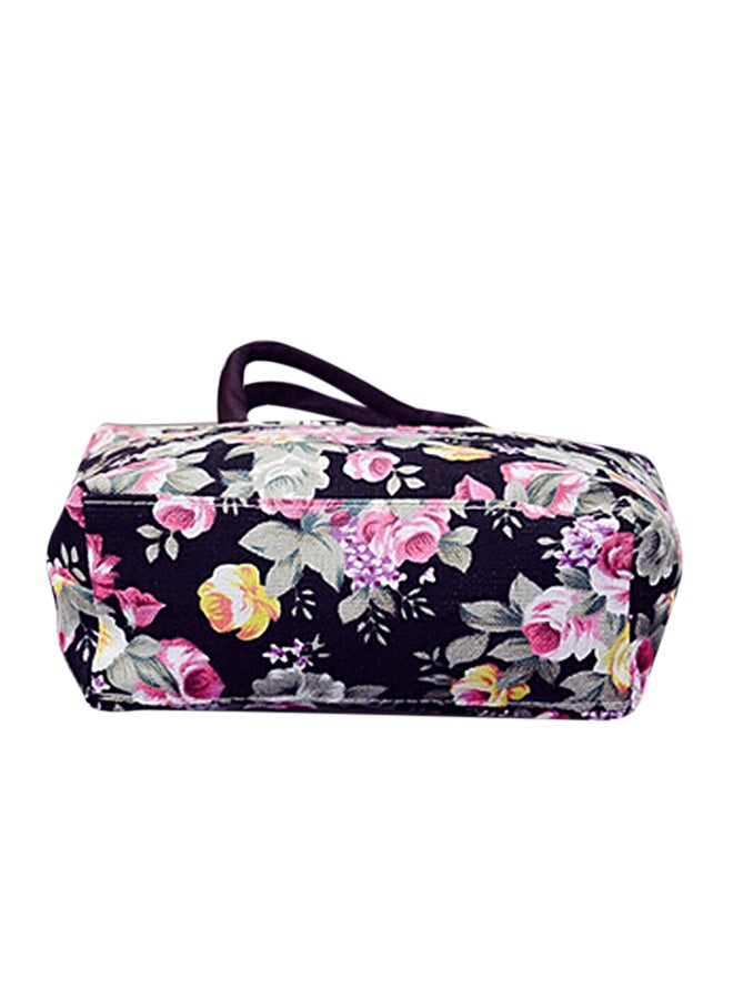 Bluelans - Rose Flower Printed Tote Bag Multicolour - Image 1