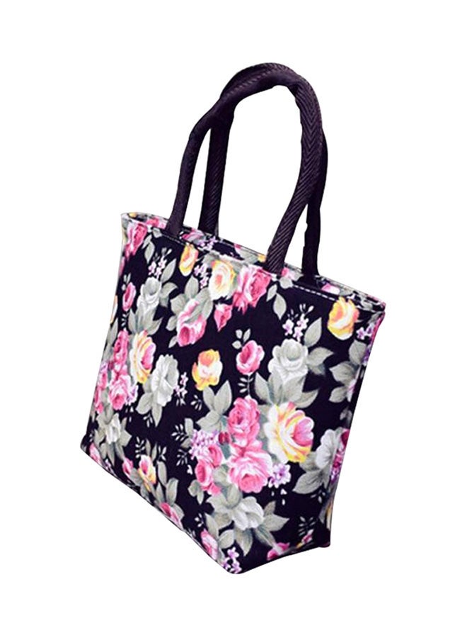 Bluelans - Rose Flower Printed Tote Bag Multicolour - Image 1