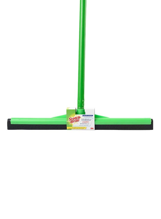 3M - Scotch-Brite Squeegee With Stick All-Purpose Squeegee, Mop Floor Wiper For Bathroom Household Cleaning Green 44cm - Image 1