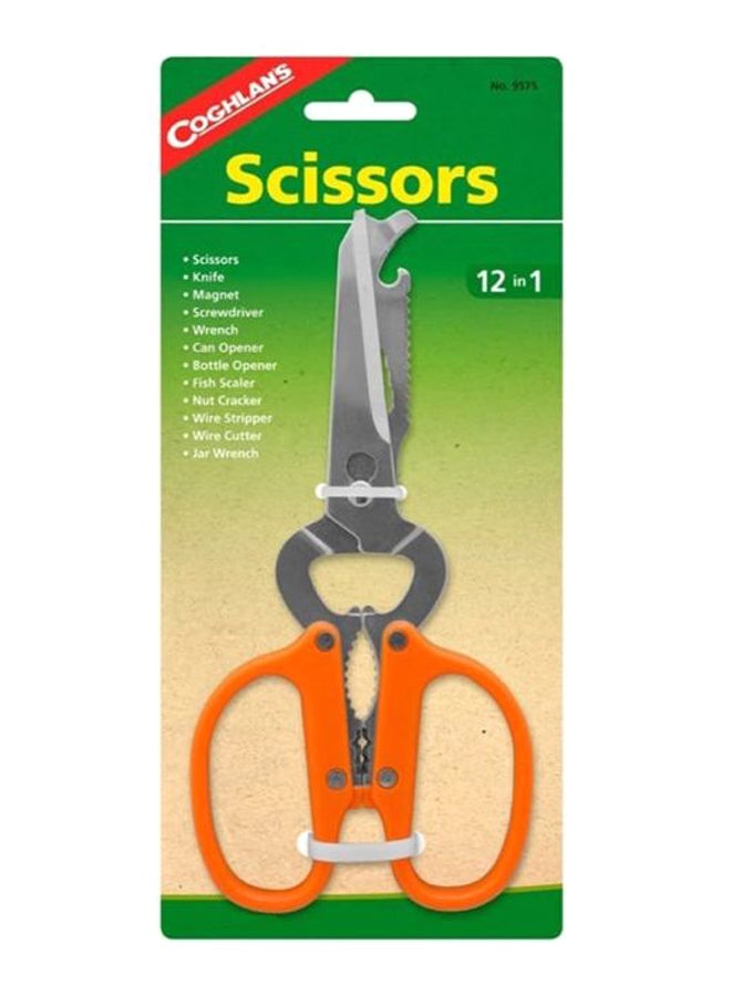 12-In-1 Stainless Steel Scissor Orange/Silver - v1568890636/N29895144A_1