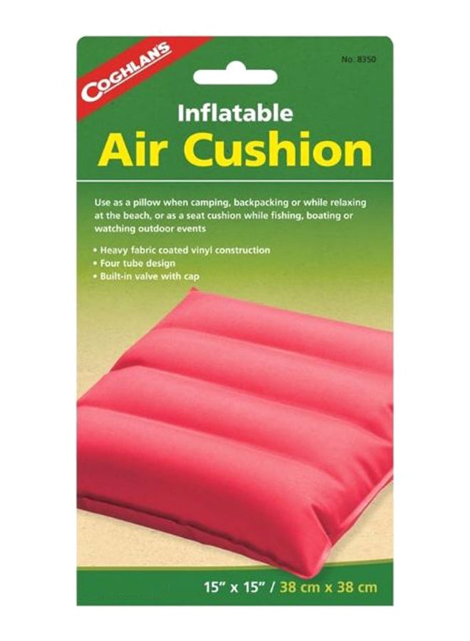 Coghlan's - Inflatable Air Cushion Red 38 x 38cm - Image 1