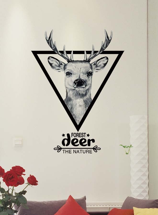 Decorative Printed Wall Decal Grey 70x50cm  - Image 1