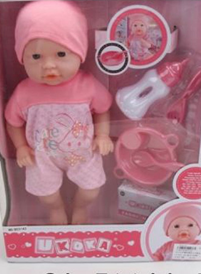 Basmah Lovely Baby Doll With Dress 32-1738379 16inch  - Image 2