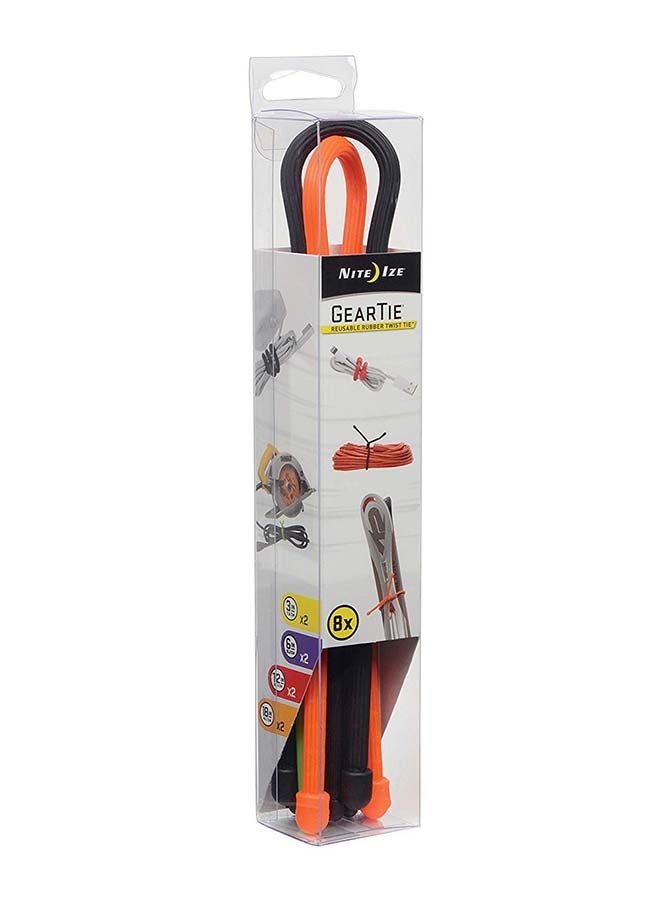 NITE IZE Gear Tie Reusable Rubber Twist Tie Multicolour 45.72cm - Image 1