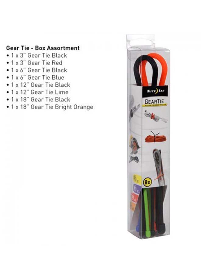 NITE IZE Gear Tie Reusable Rubber Twist Tie Multicolour 45.72cm - Image 2