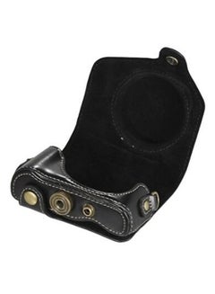 Generic Protective Camera Case With Strap For Canon Powershot G7 X Mark II/G7X II Black  - Image 3
