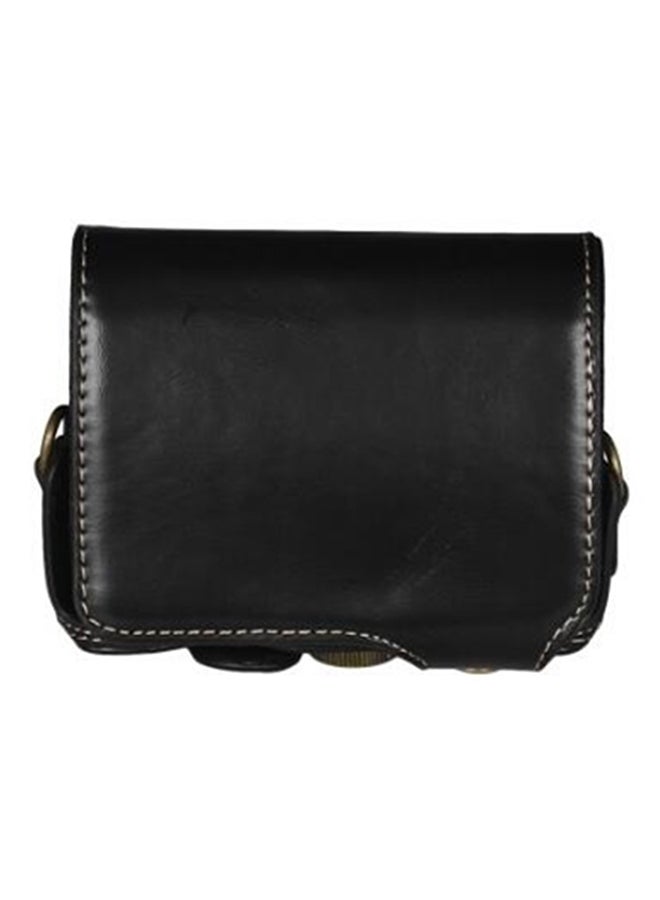 Generic Protective Camera Case With Strap For Canon Powershot G7 X Mark II/G7X II Black  - Image 4