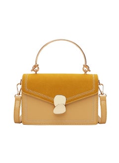 Metal Handle Comfortable Bag Yellow
