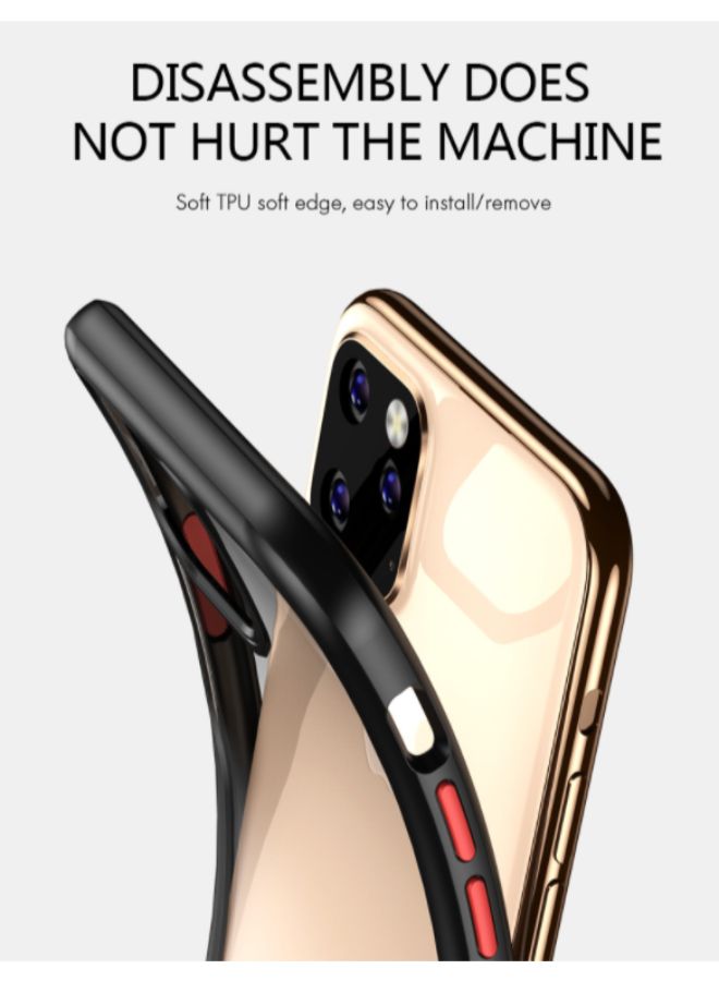 لاكي غطاء حماية واقٍ لهاتف أبل آيفون 11 برو ماكس أحمر وأسود - Image 2