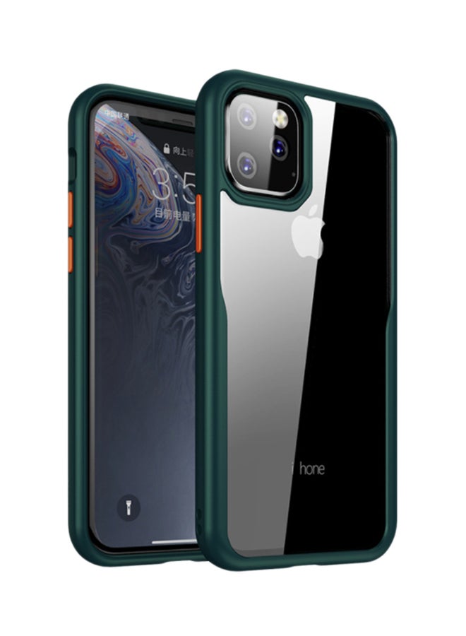 لاكي غطاء حماية واقٍ لهاتف أبل آيفون 11 برو ماكس أخضر/أسود - Image 1