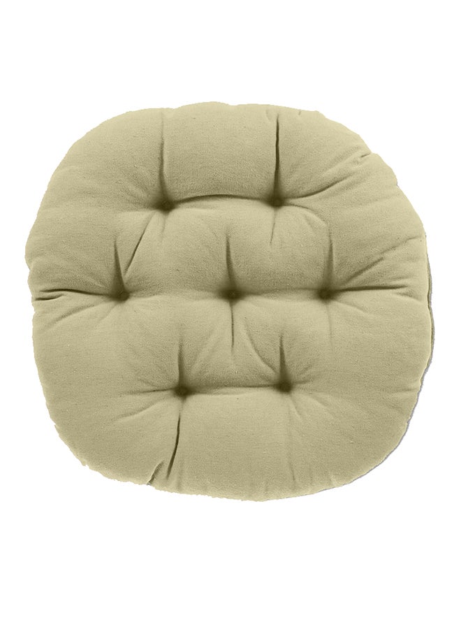 ريغال إن هاوس وسادة مخملية سميكة مبطنة لون بيج مخمل بيج 45x45سم - Image 1