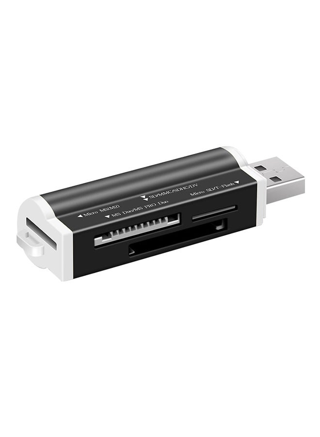 Mini Multi-In-One Memory Card Reader Black  - Image 2