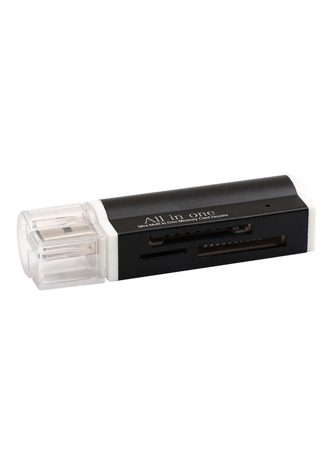 Mini Multi-In-One Memory Card Reader Black  - Image 3