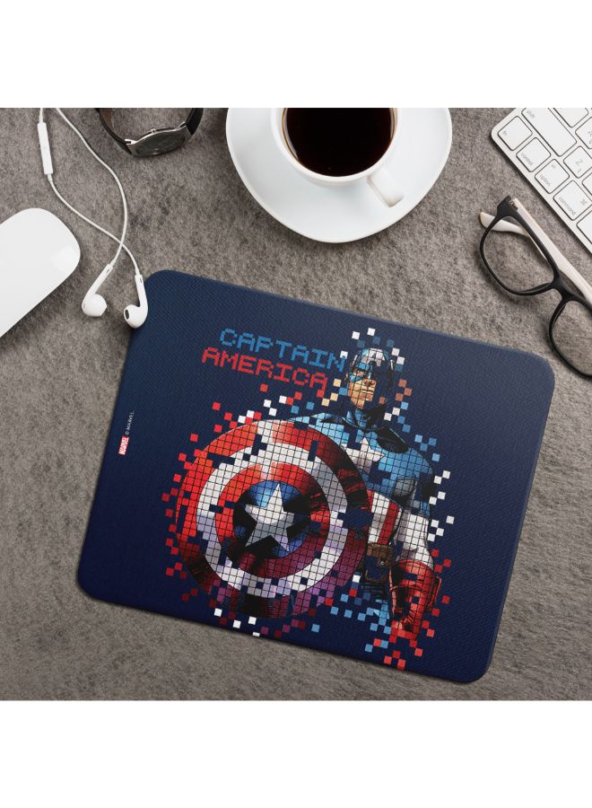 Wackylicious Marvel Captain America Pixels Mouse Pad Multicolour - Image 2