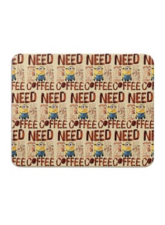 Wackylicious Minions Need Coffee Mouse Pad Multicolour  - Image 1