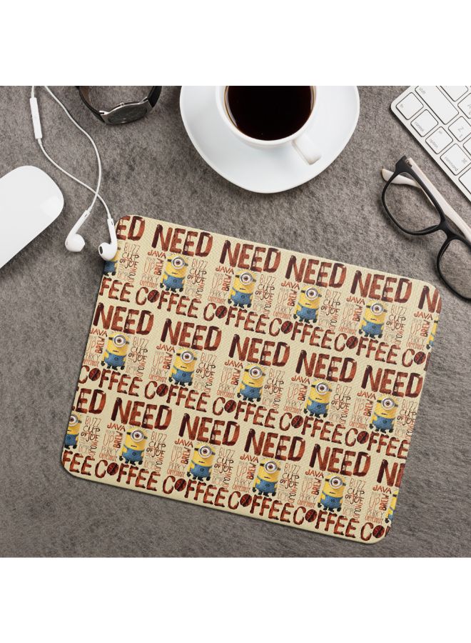 Wackylicious Minions Need Coffee Mouse Pad Multicolour - Image 2