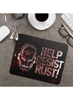 Wackylicious Marvel Rust Iron Man Mouse Pad Black/Red  - Image 2