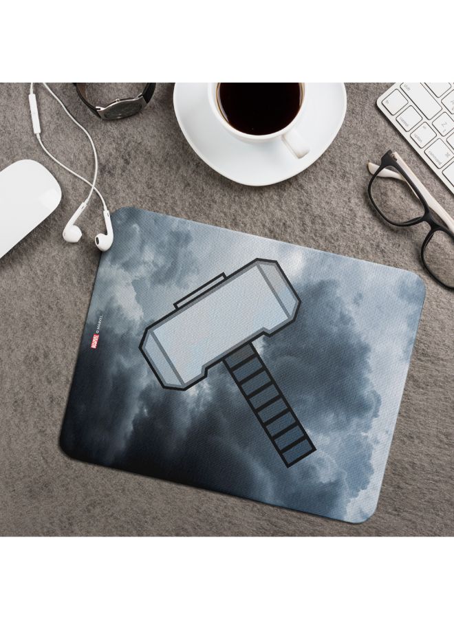Wackylicious Marvel Thor Hammer Quote Mouse Pad Grey - Image 2