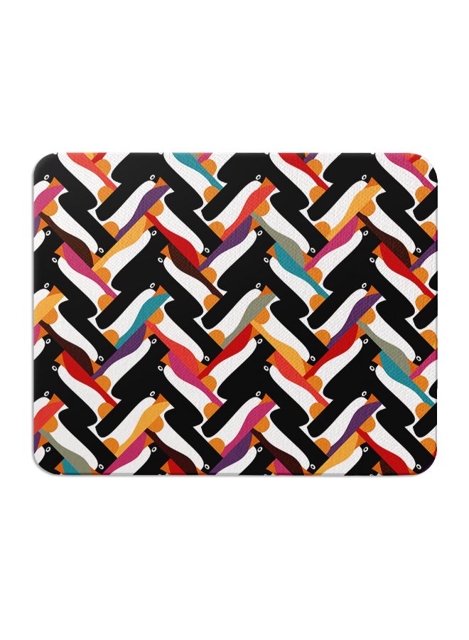Wackylicious Sharon Turner Penguin Mouse Pad Multicolour  - Image 1