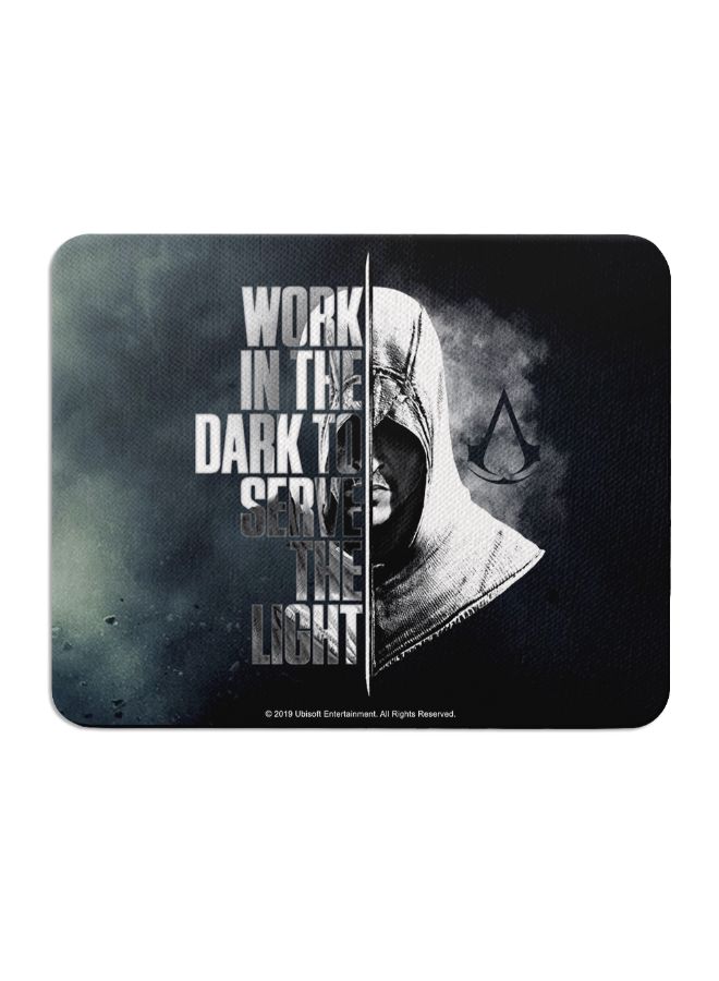 Wackylicious Assassins Creed Work In The Dark Mouse Pad Multicolour  - Image 1