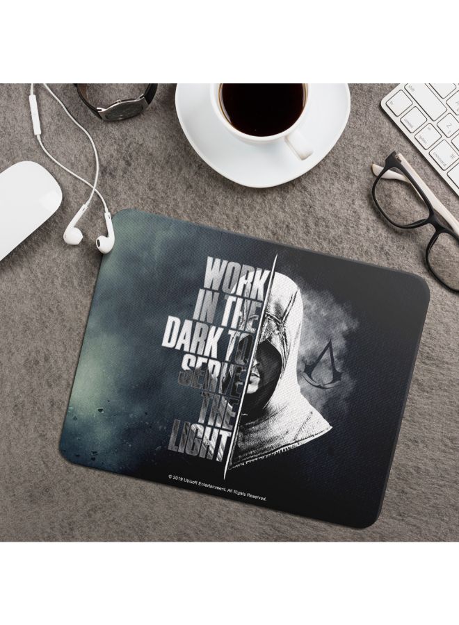 Wackylicious Assassins Creed Work In The Dark Mouse Pad Multicolour  - Image 2