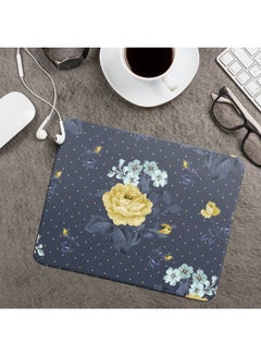 Wackylicious Linda Wood Flower Pattern Mouse Pad Multicolour  - Image 2