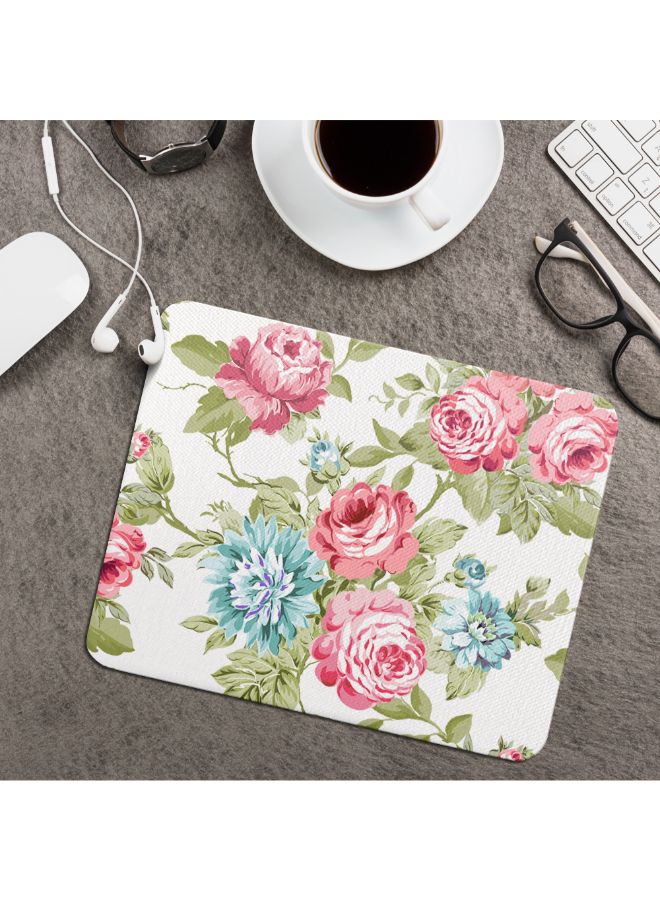 Wackylicious Linda Wood Floral Pattern Mouse Pad Multicolour - Image 2