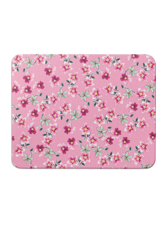 Wackylicious Linda Wood Floral Pattern Mouse Pad Multicolour - Image 1