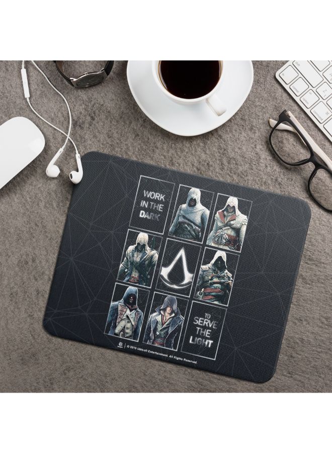 Wackylicious - Assassins Creed Legacy Dark And Light Mouse Pad Multicolour - Image 1