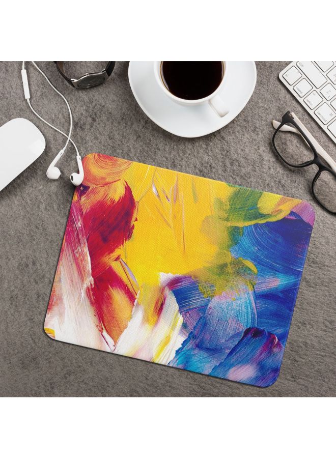 Wackylicious Colourful Brush Painted Mouse Pad Multicolour - Image 2