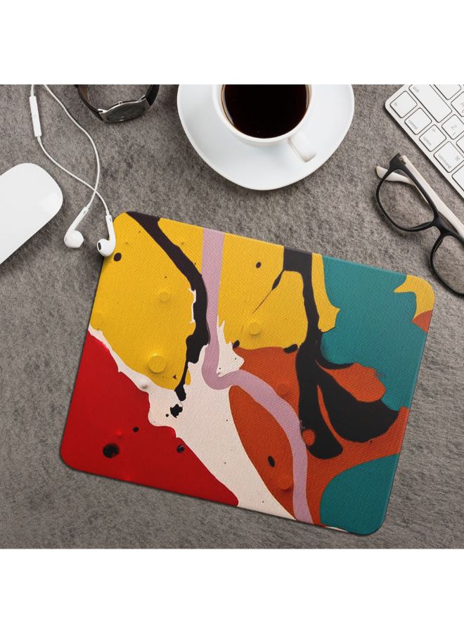 Wackylicious Colourful Abstract Painted Mouse Pad Multicolour - Image 2