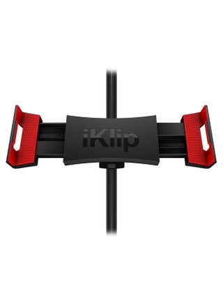 iKlip 3 Deluxe - Universal Tripod Mount And Mic Stand Support For Tablets Black/Red - v1568907657/N29892532A_1