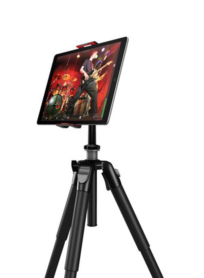 آي كي مالتيميديا حامل ثلاثي القوائم آي كليب 3 يناسب جميع أجهزة الكاميرا وكاميرات الفيديو والتابلت أسود/أحمر - Image 2