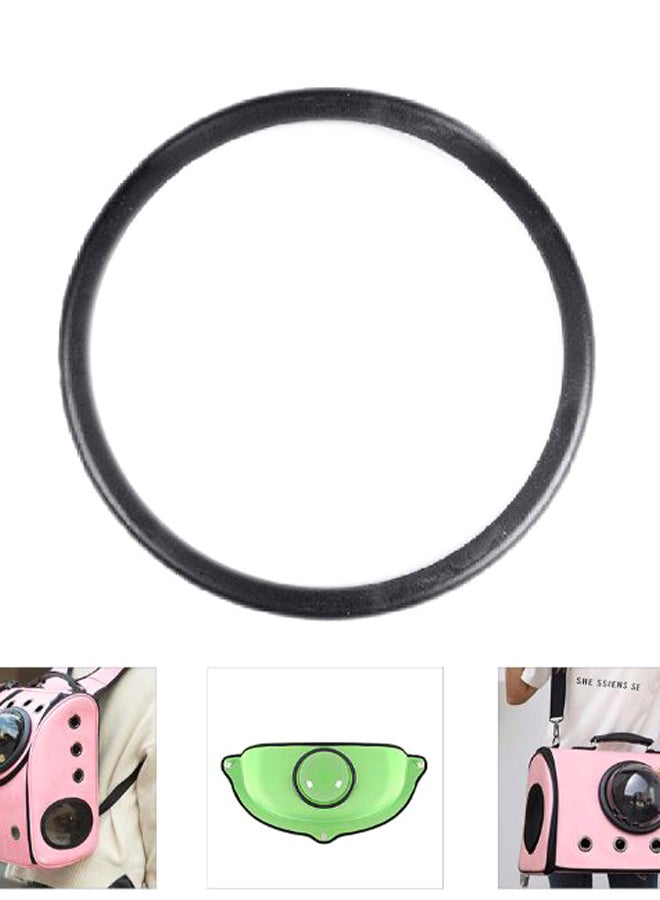 Perch Fitting Outer Ring Cover For Cat Window Bed Clear/Black - Image 2