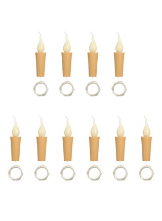 Pack Of 10 21 LED String LED Stopper Design Atmosphere Lamp White 12x6x8cm - v1568911006/N29821619A_1