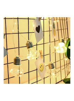 Generic Portable Originality Bulb Decorative Lamp String With Copper Wire Cell Case Warm White 20x7x16cm  - Image 2