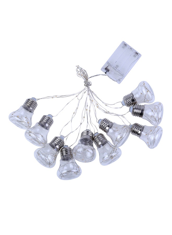 Generic - Portable Originality Bulb Decorative Lamp String With Copper Wire Cell Case Warm White 20x7x16cm - Image 1