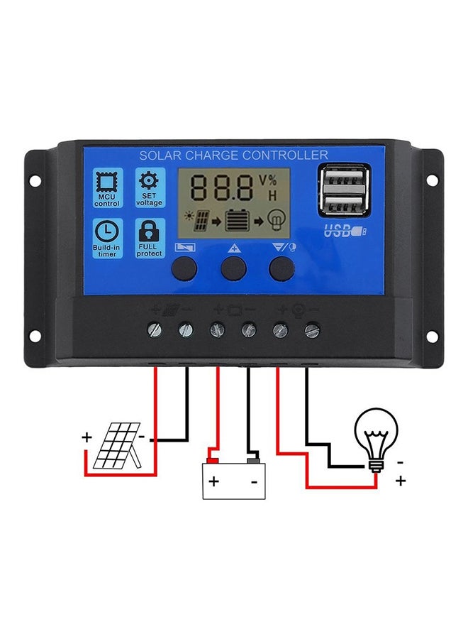 Generic Hd Sub Solar Controller Battery Charger Black/Blue 130 x 80 x 90centimeter  - Image 2